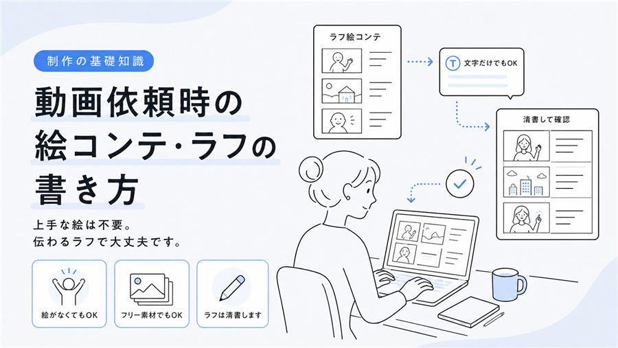 動画依頼時の絵コンテ・ラフの書き方